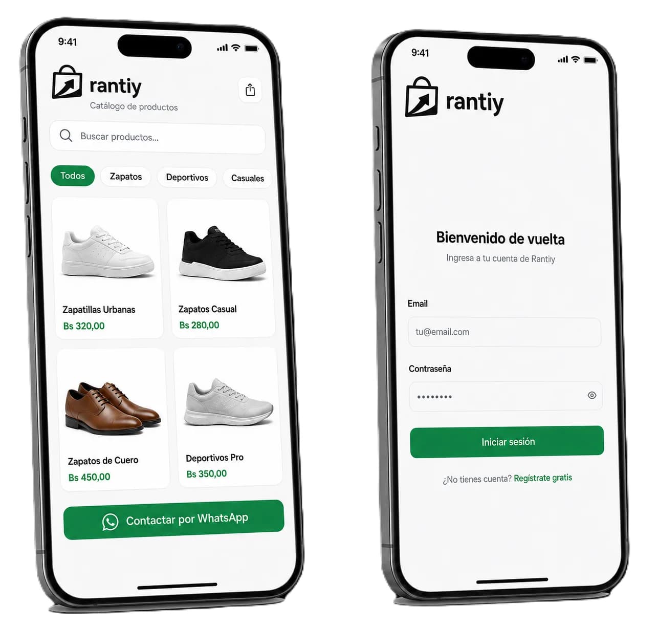 Crear catálogo digital gratis en Bolivia con WhatsApp - Rantiy